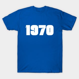 Year 1970 Typography Vintage Retro T-Shirt